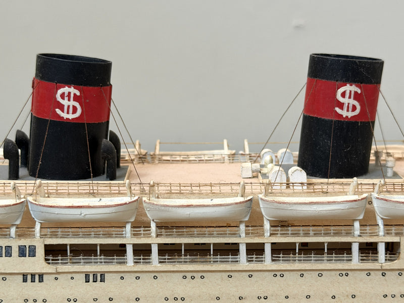 PRESIDENT HOOVER: 1931 - Custom-built model in 1:300th scale