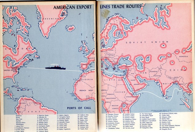 Various Ships - "Famous American Ships" by Braynard - special American Export version