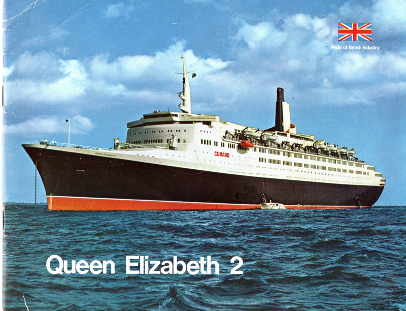 QE2: 1969 - Circa 1969 maiden voyages interiors booklet35.