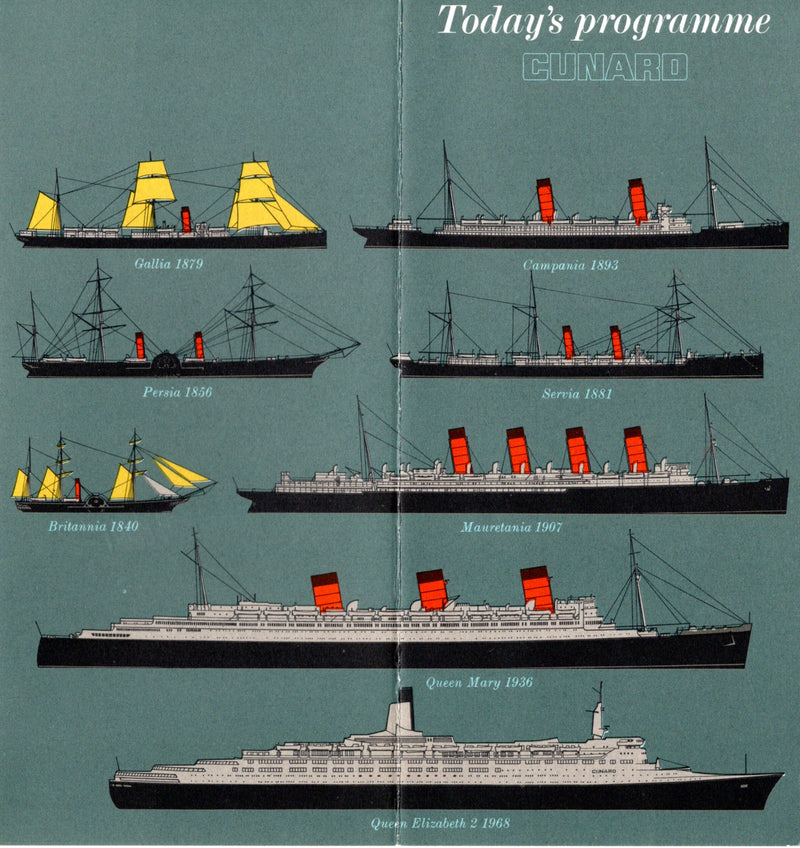 QE2: 1969 - Maiden Voyage program guides & clippings, Preview Voyage newspaper