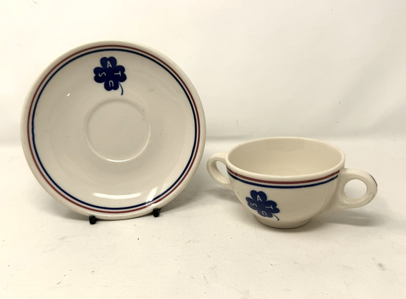 Various Ships - Rare 7-piece U.S.A.T. china set from 1941-42
