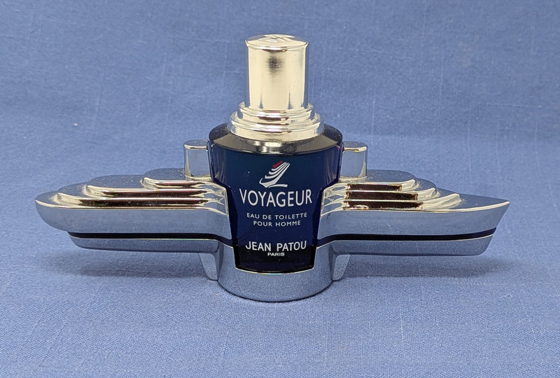 NORMANDIE: 1935 - Jean Patou ship-shaped holder w/ eau de toilette