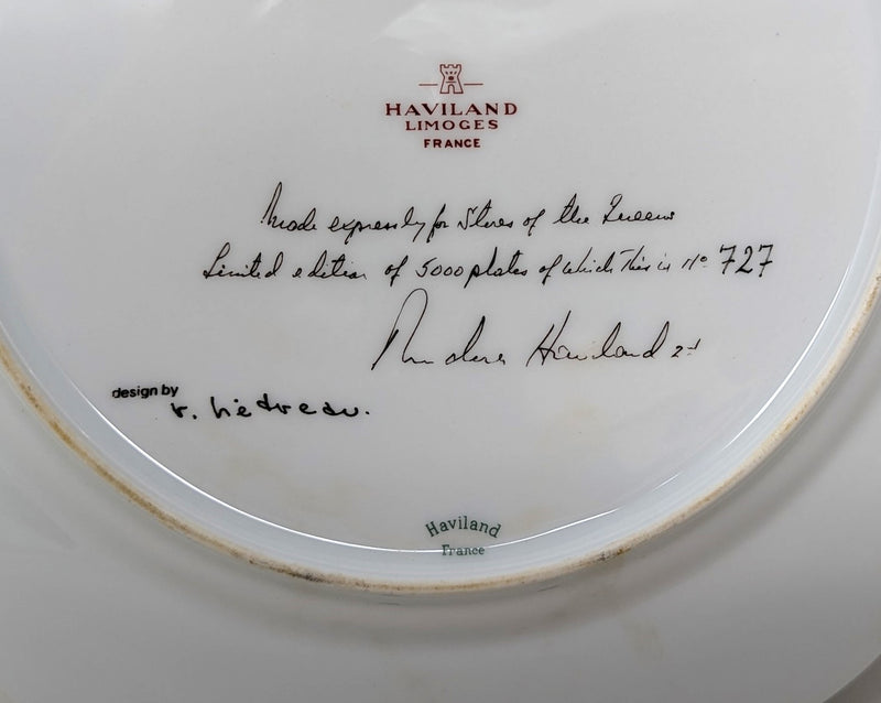 NORMANDIE: 1935 - Famed commemorative plate, 727/5000