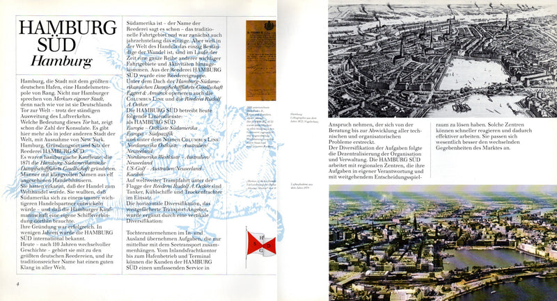 Various Ships - Hamburg Sud deluxe 110th anniversary book in English