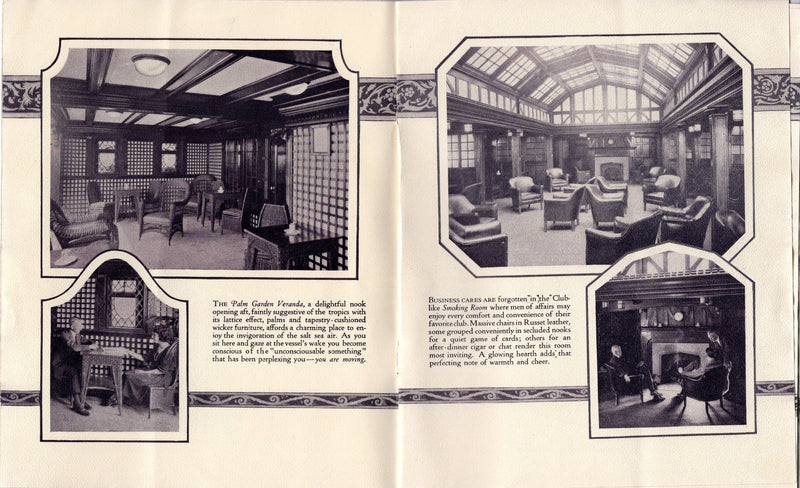 H.F. ALEXANDER: 1915 - 1922 Interiors brochure for "Galloping Ghost"