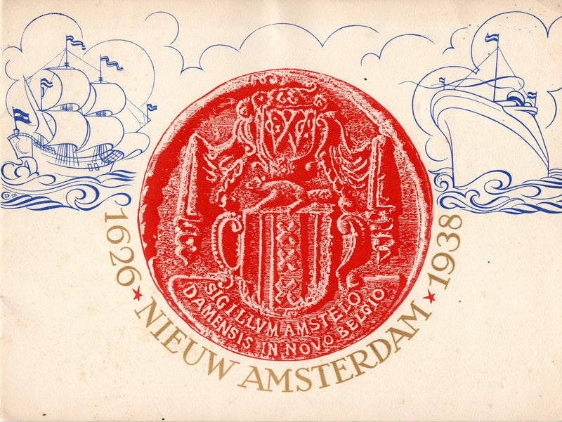 NIEUW AMSTERDAM: 1938 - Deluxe interiors brochure from 1938