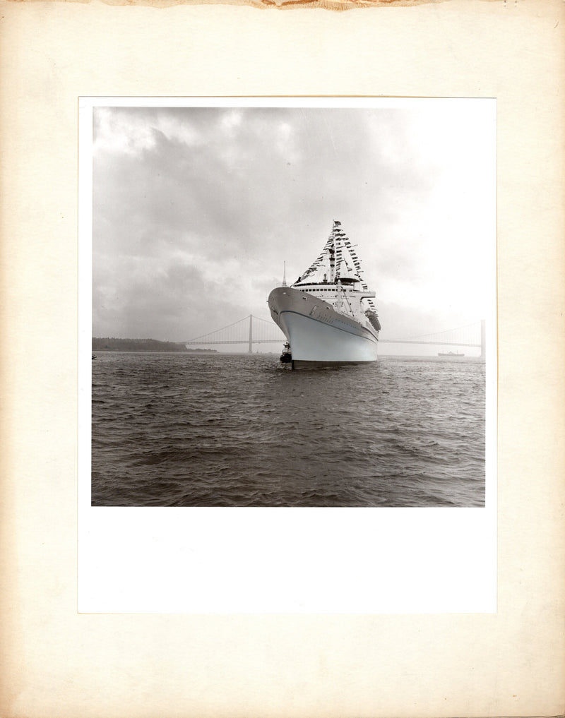 RAFFAELLO: 1965 - 4 ad agency mock-up boards w/ maiden arrival photos