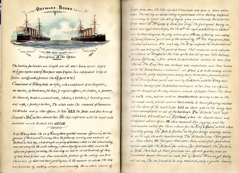 OPHIR: 1891 -  "The Royal Tour 1901, Or the Cruise of H.M.S. OPHIR"