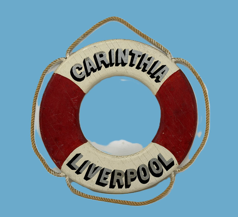 CARINTHIA: 1956 - Souvenir wooden life ring