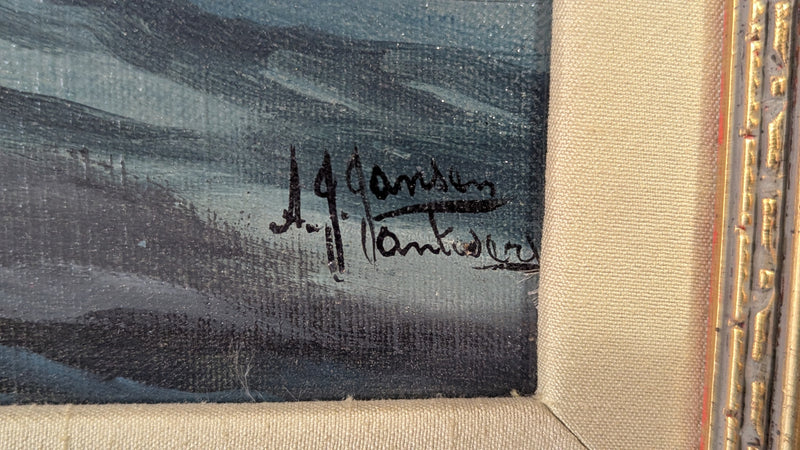 MONTEZUMA: 1899 - Original oil painting