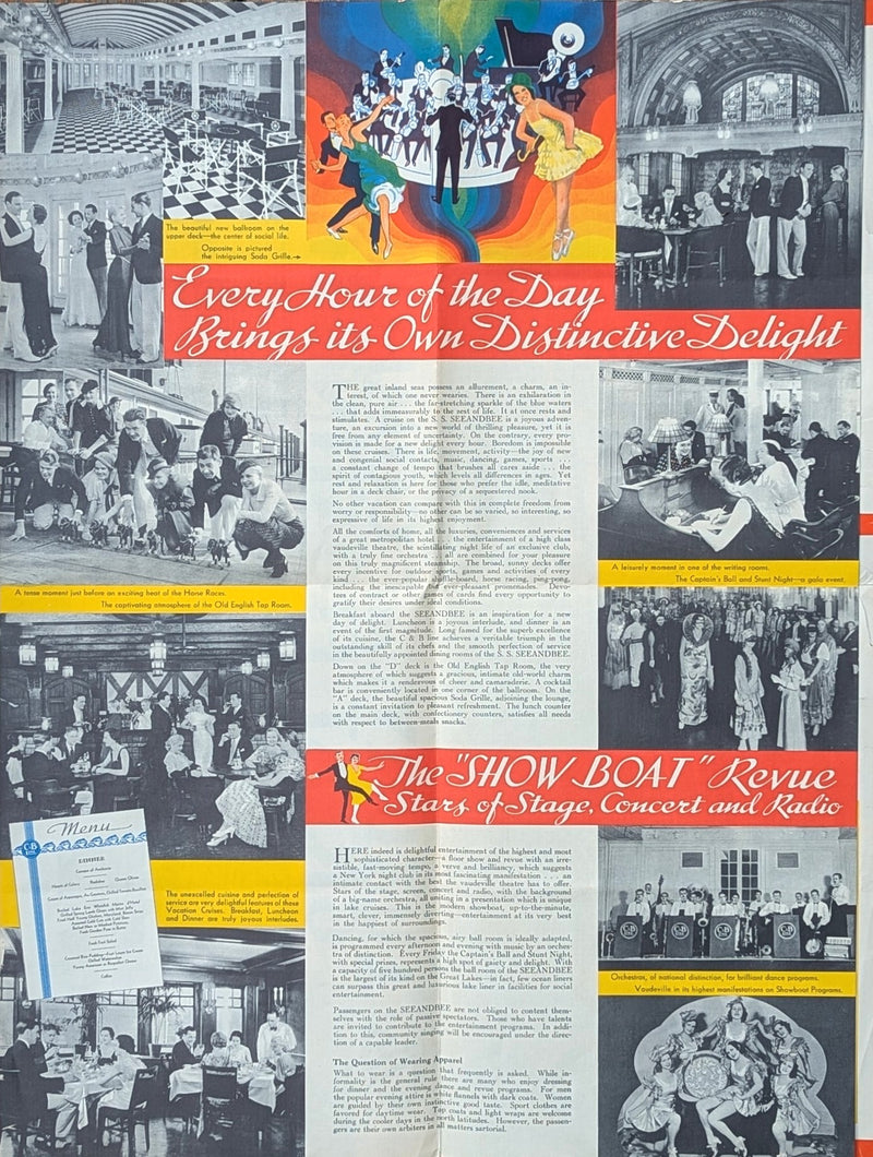 SEEANDBEE: 1913 - Delightful 1930s brochure w/ deck plans & interiors