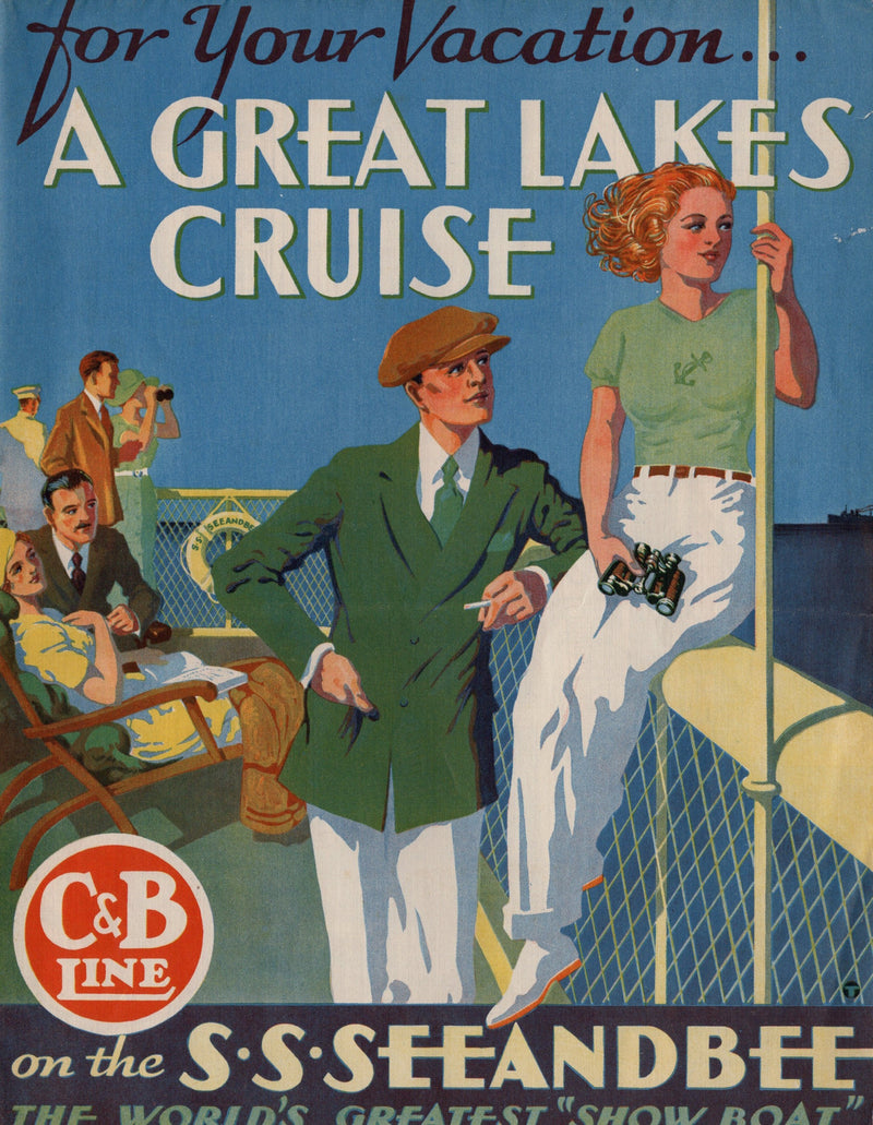 SEEANDBEE: 1913 - Delightful 1930s brochure w/ deck plans & interiors