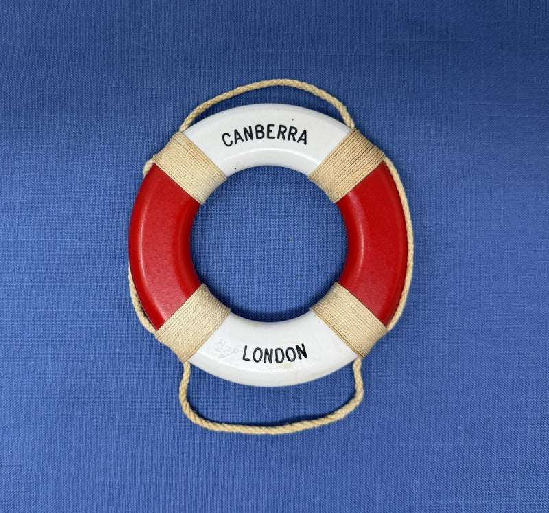 CANBERRA: 1961 - Souvenir life ring
