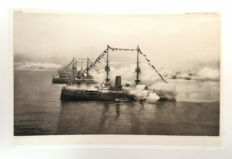 TEUTONIC: 1889 - Important 1898 Ismay gift album to H. M. Stanley for Diamond Jubilee Naval Review