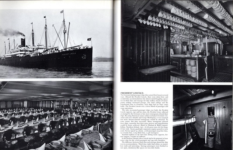 Various: pre-war - "The First Great Ocean Liners in Photographs: 1897-1927" by Bill Miller,