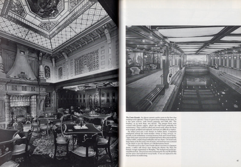 Various: pre-war - "The Fabulous Interiors of the Great Ocean Liners" by Bill Miller,