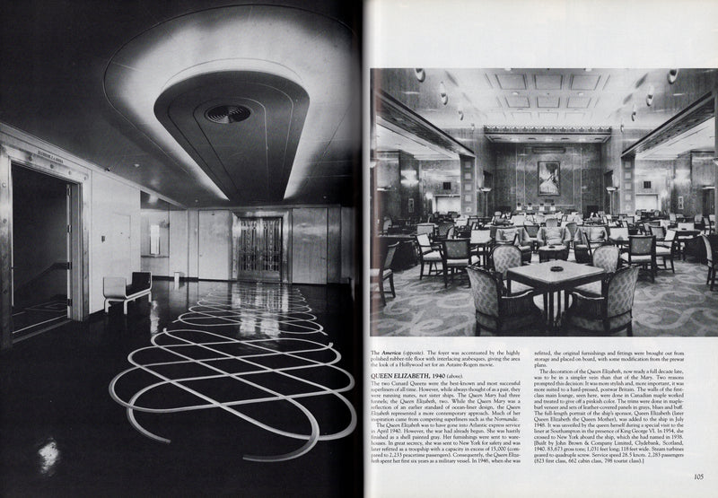 Various: pre-war - "The Fabulous Interiors of the Great Ocean Liners" by Bill Miller,