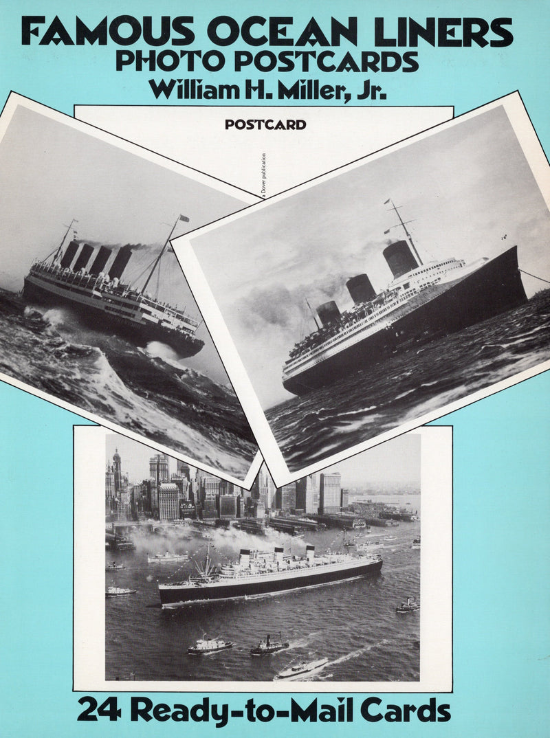 Various: pre-war -  "Famous Ocean Liner Photo Postcards" by Bill Miller