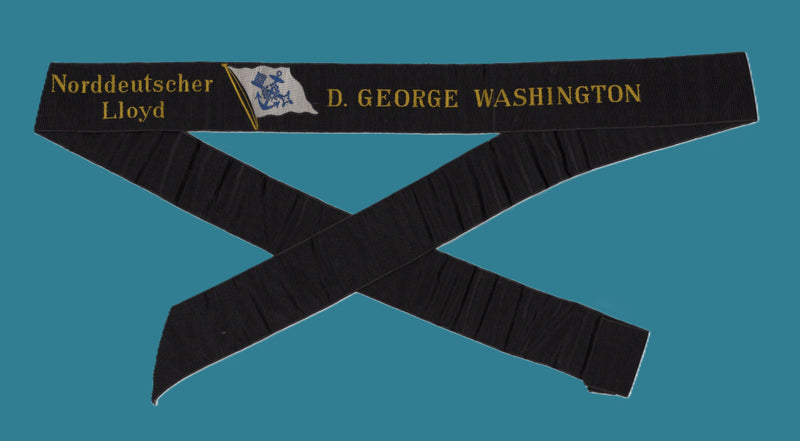 GEORGE WASHINGTON: 1909 - Hat ribbon