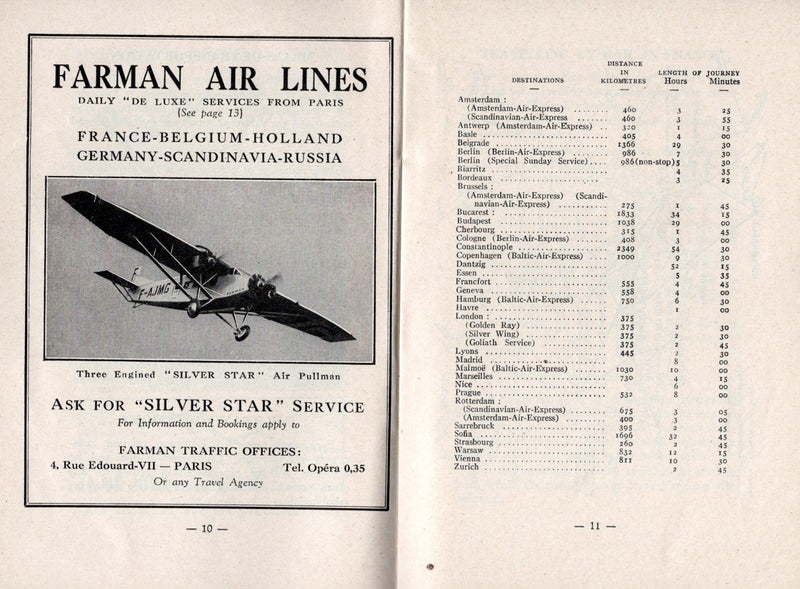 Various: pre-war - Circa 1930 White Star Line Travellers Handbook on France