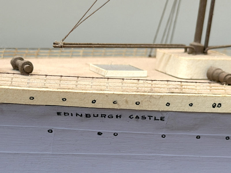 EDINBURGH CASTLE: 1948 - Custom-made model in 1:350th scale