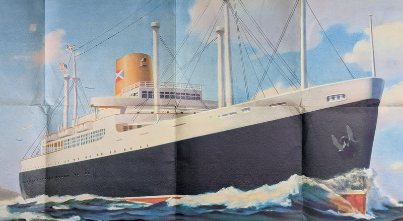 AFRICAN COMET Class - Deluxe 1941 intro brochure w/ iso plans for trio taken by war