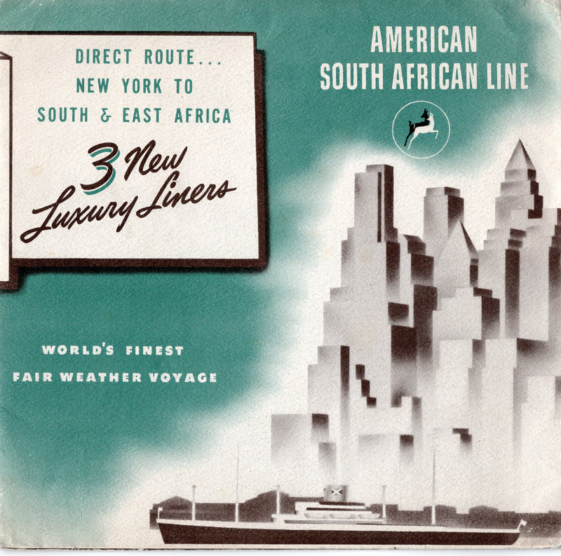AFRICAN COMET Class - Deluxe 1941 intro brochure w/ iso plans for trio taken by war