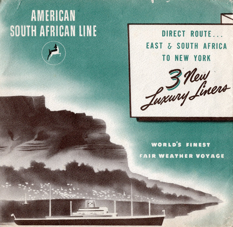 AFRICAN COMET Class - Deluxe 1941 intro brochure w/ iso plans for trio taken by war