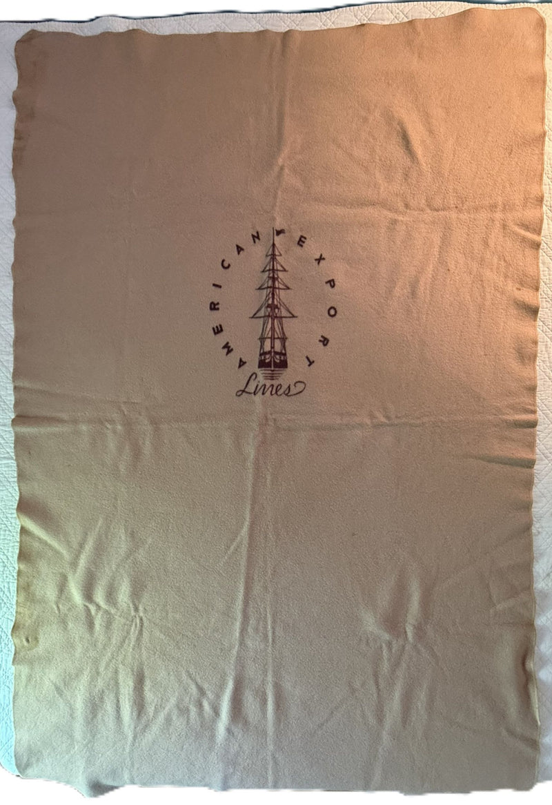 INDEPENDENCE & CONSTITUTION: 1951 - Wool cabin blanket with logo