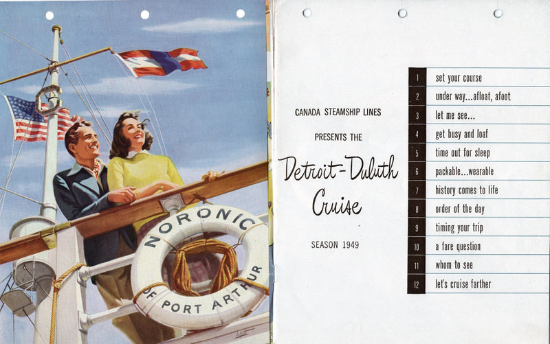 NORONIC: 1913 - Final 1949 brochure w/ interiors before fire
