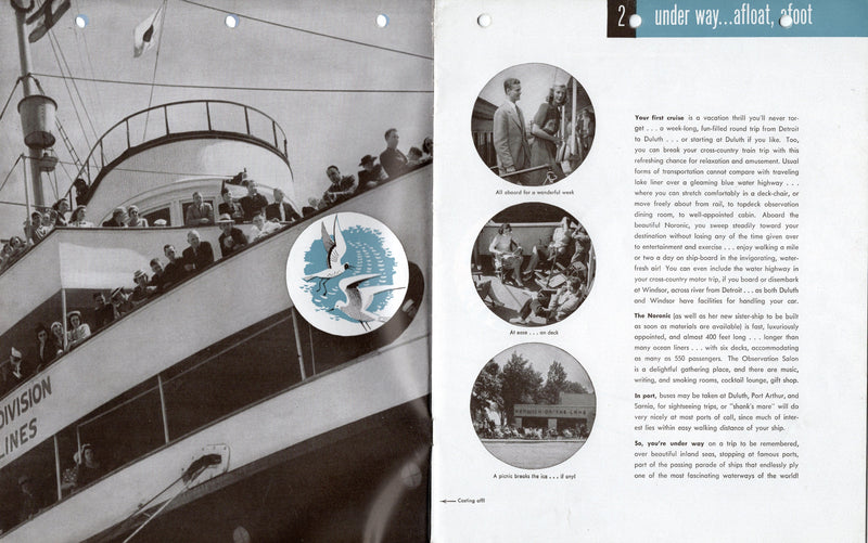 NORONIC: 1913 - Final 1949 brochure w/ interiors before fire