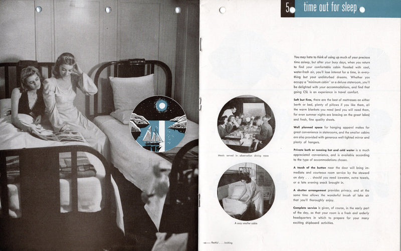 NORONIC: 1913 - Final 1949 brochure w/ interiors before fire
