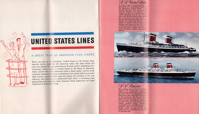AMERICA & UNITED STATES - Extensive 1964 passenger fares brochure