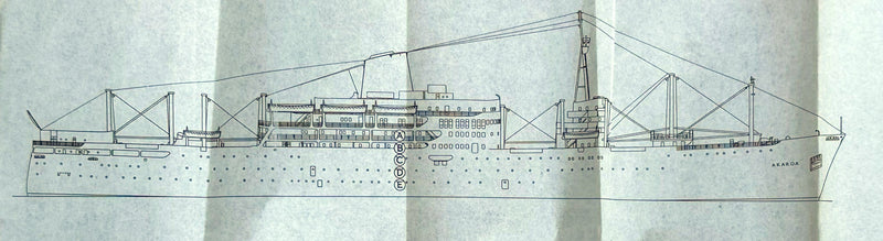 AKAROA: 1930 - Full ship deck plan from 1968