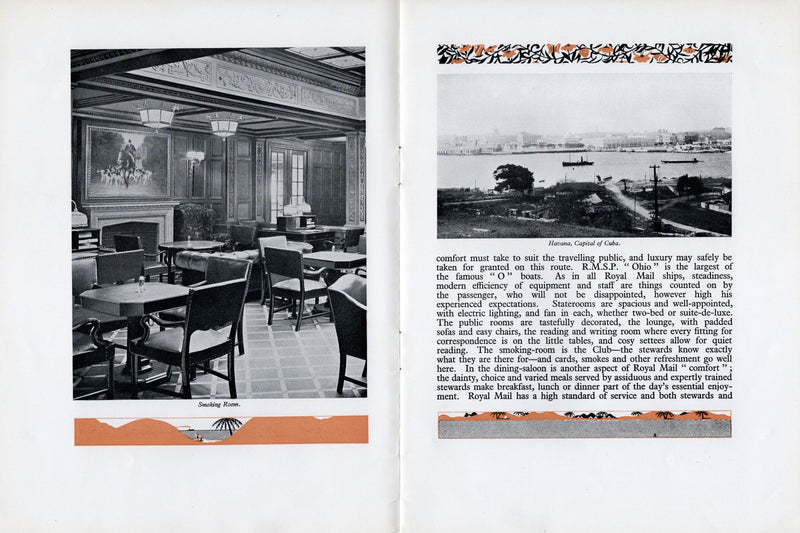 OHIO: 1923 - West Indies 1926 cruise w/ interiors for short-timer