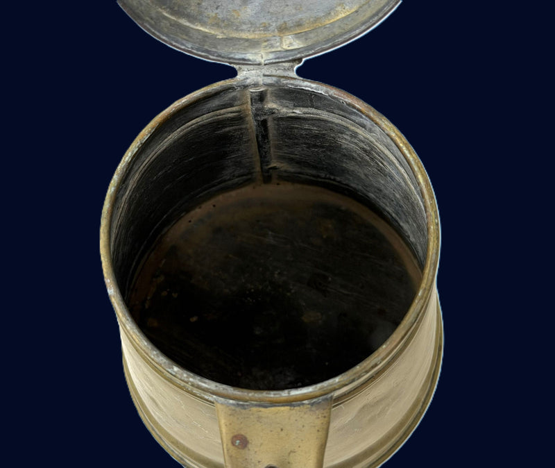 Various: pre-war - Bibby Line brass pitcher from 1800s