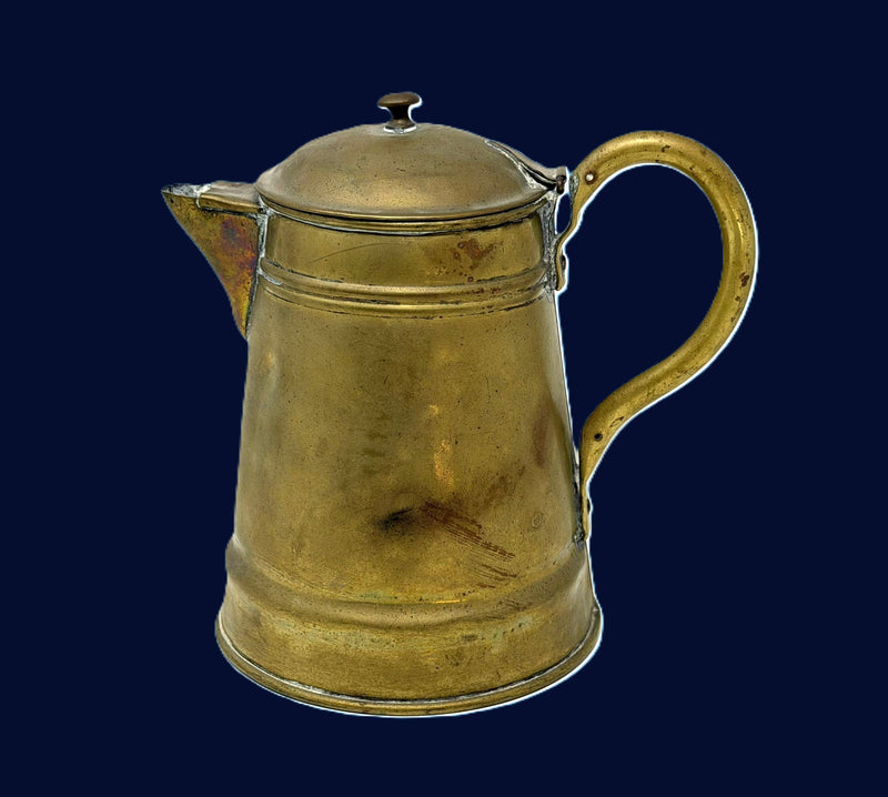 Various: pre-war - Bibby Line brass pitcher from 1800s