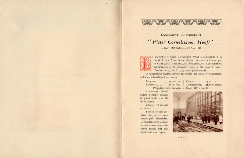 PIETER CORNELISZOON HOOFT: 1926 - Deluxe French launch brochure