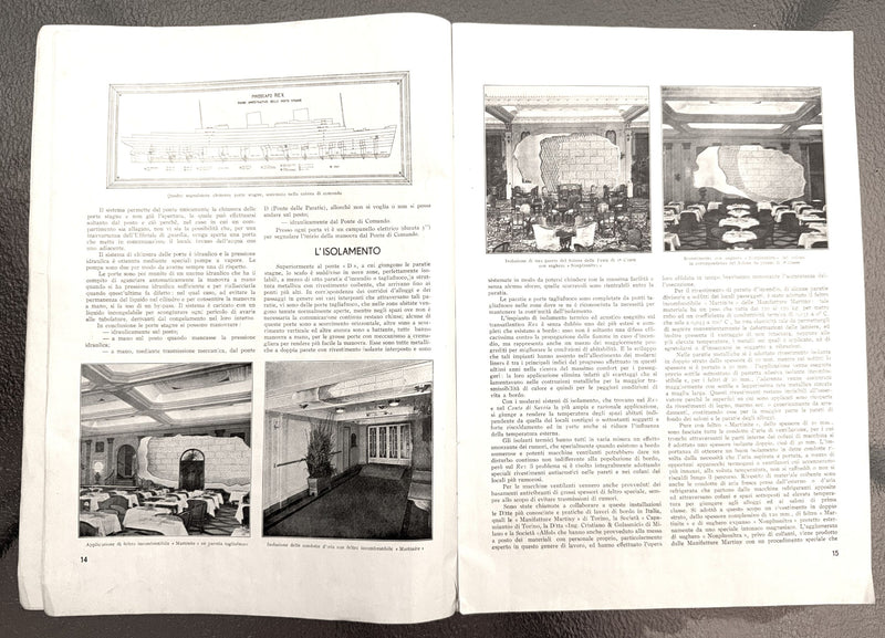 REX: 1932 - Special REX issue of "La Marina Italiana" - 100s of photos