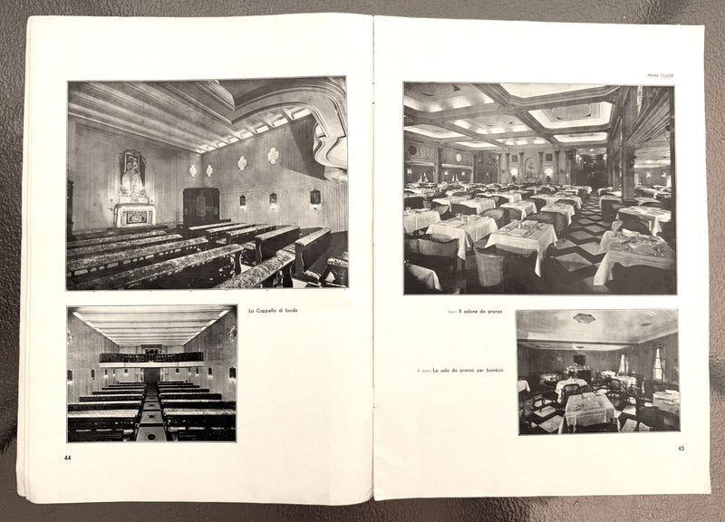 REX: 1932 - Special REX issue of "La Marina Italiana" - 100s of photos