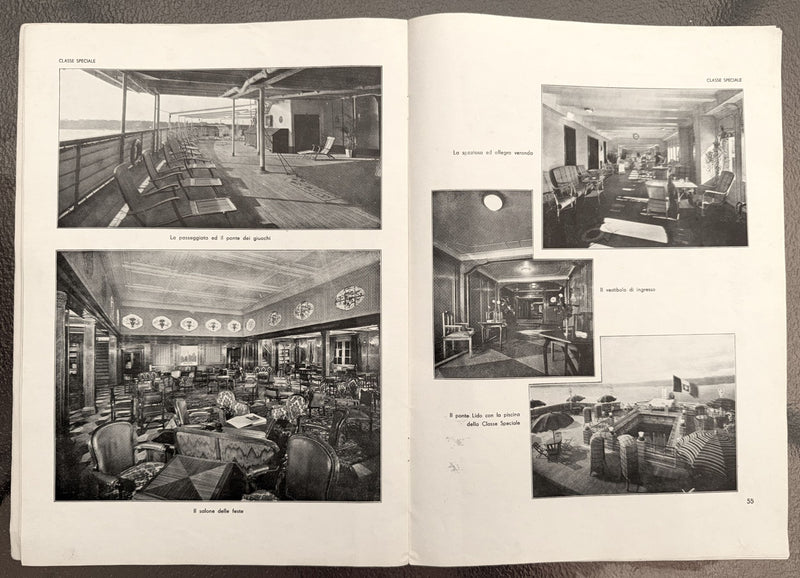 REX: 1932 - Special REX issue of "La Marina Italiana" - 100s of photos