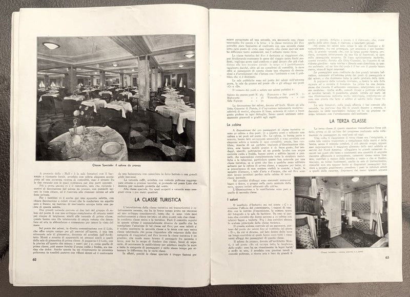 REX: 1932 - Special REX issue of "La Marina Italiana" - 100s of photos