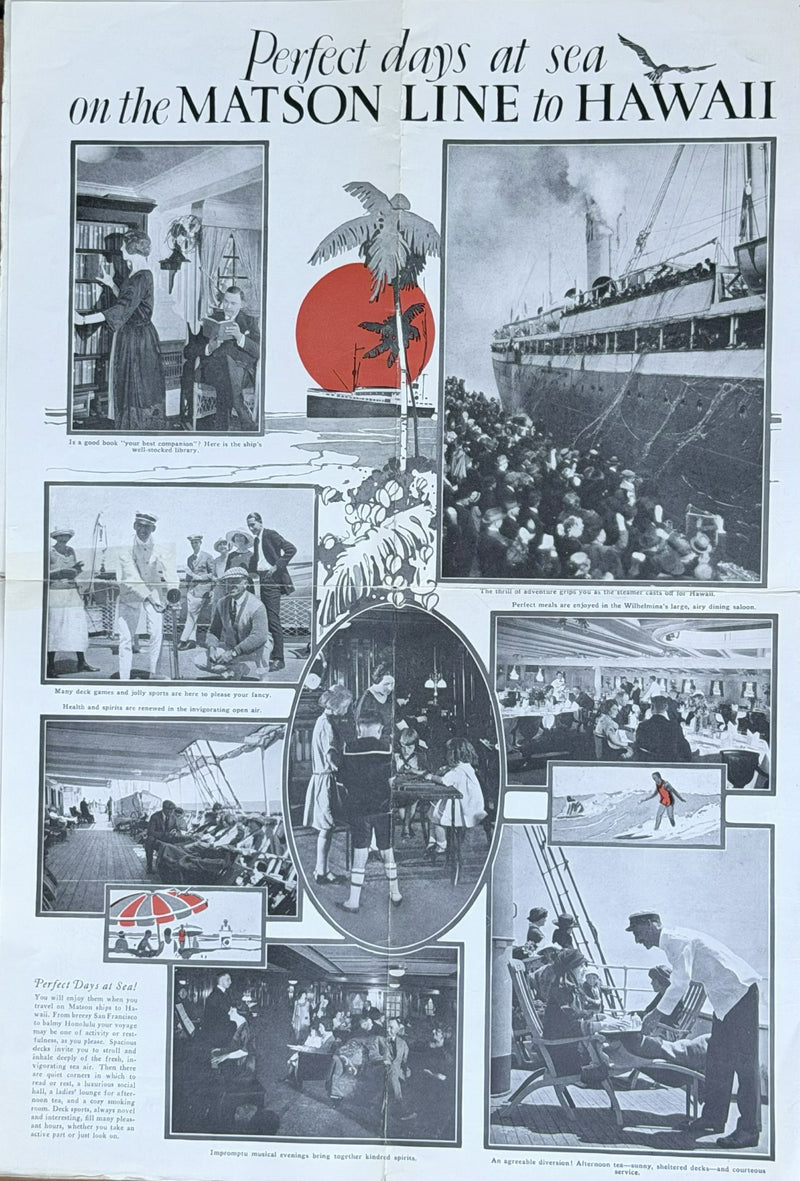 WILHELMINA: 1909 - Deck plan & interiors from 1924