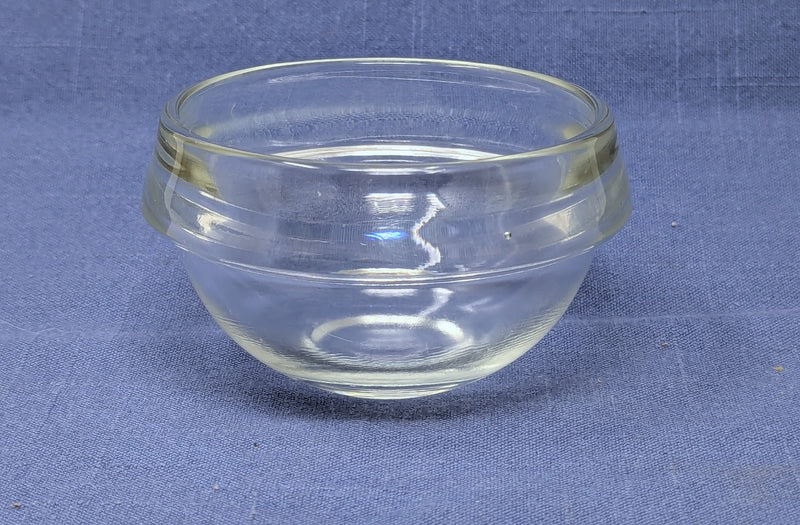 UNITED STATES: 1952 - Round glass lining for caviar server & supreme stand