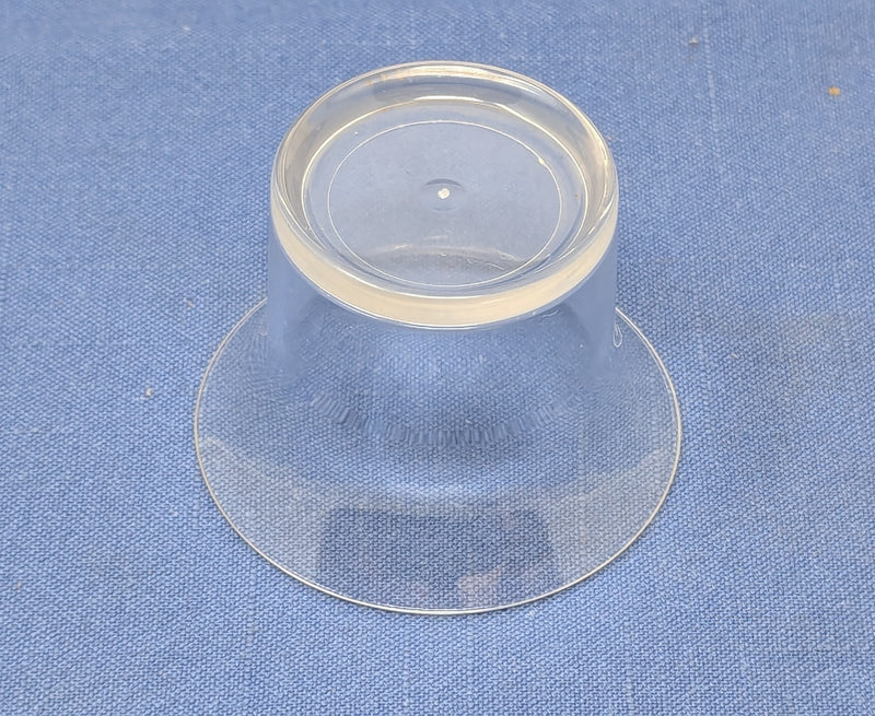 UNITED STATES: 1952 - Round glass lining for caviar server & supreme stand
