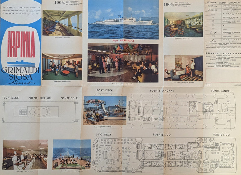 IRIPINIA: 1929 - Color interiors & deck plans after big '62 retrofit