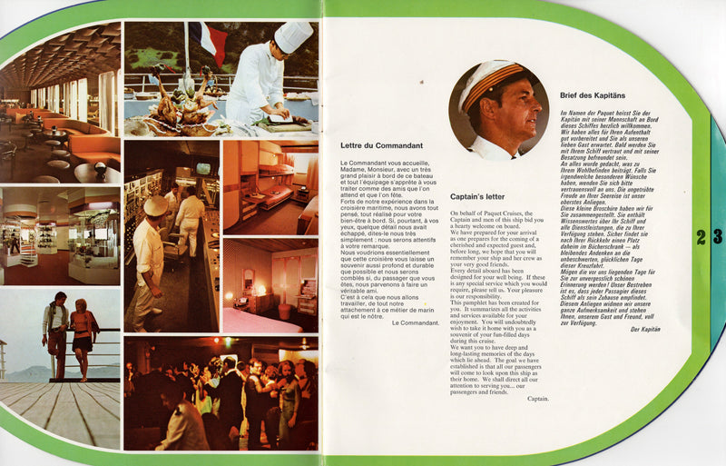 MERMOZ: 1958 - Novelty-shaped cabin info brochure