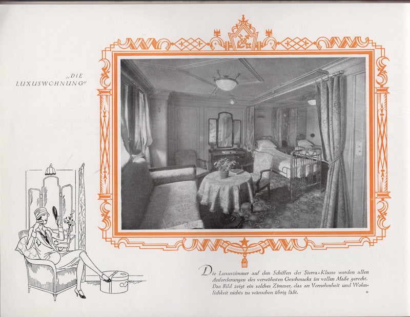 SIERRA Class - 1926 deluxe, 40-page First Class interiors brochure