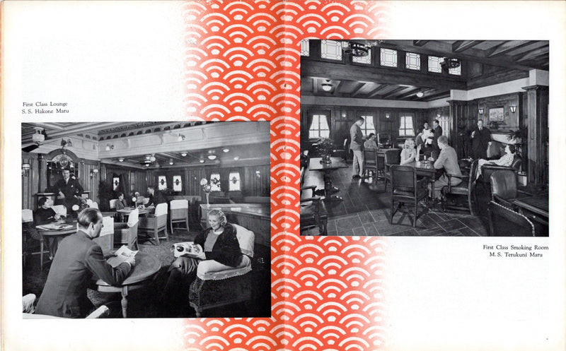 Various: pre-war - Deluxe 1938 NYK Line fleet interiors brochure