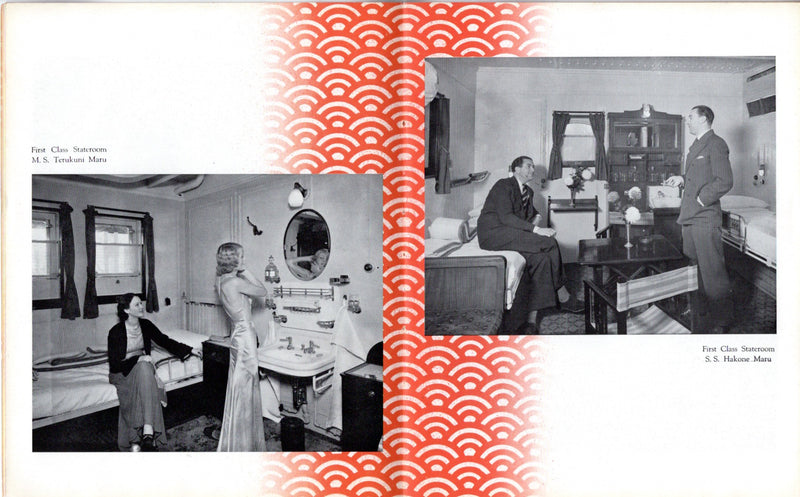 Various: pre-war - Deluxe 1938 NYK Line fleet interiors brochure